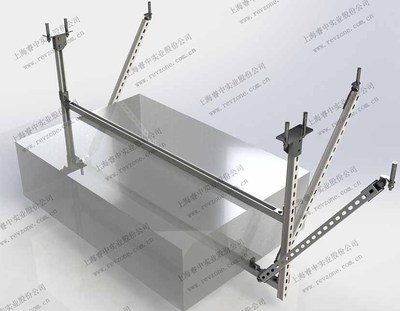 風管雙向（縱向與側向）抗震支架