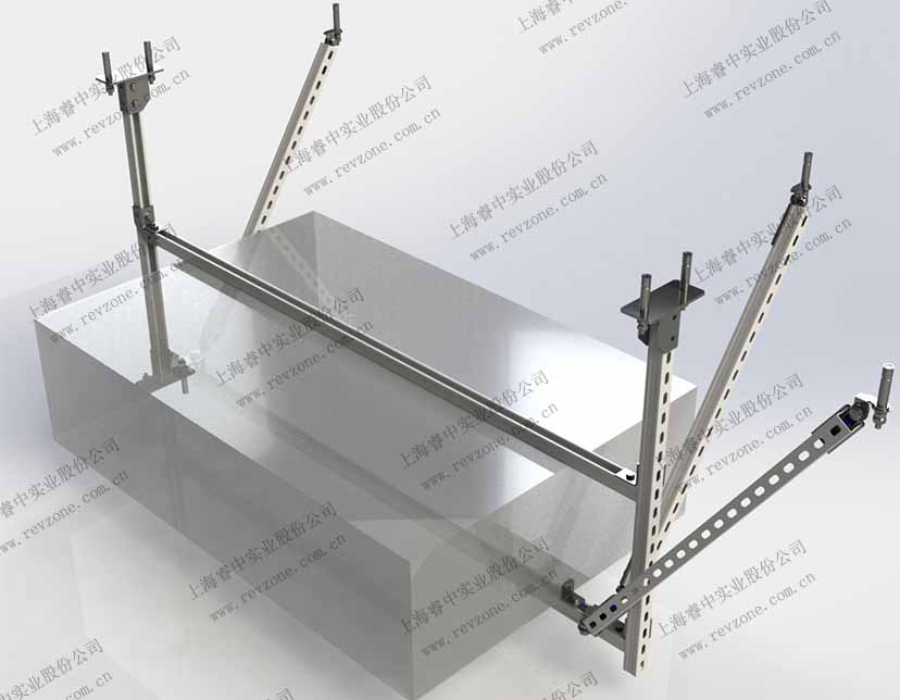 风管双向（纵向与侧向）抗震支架